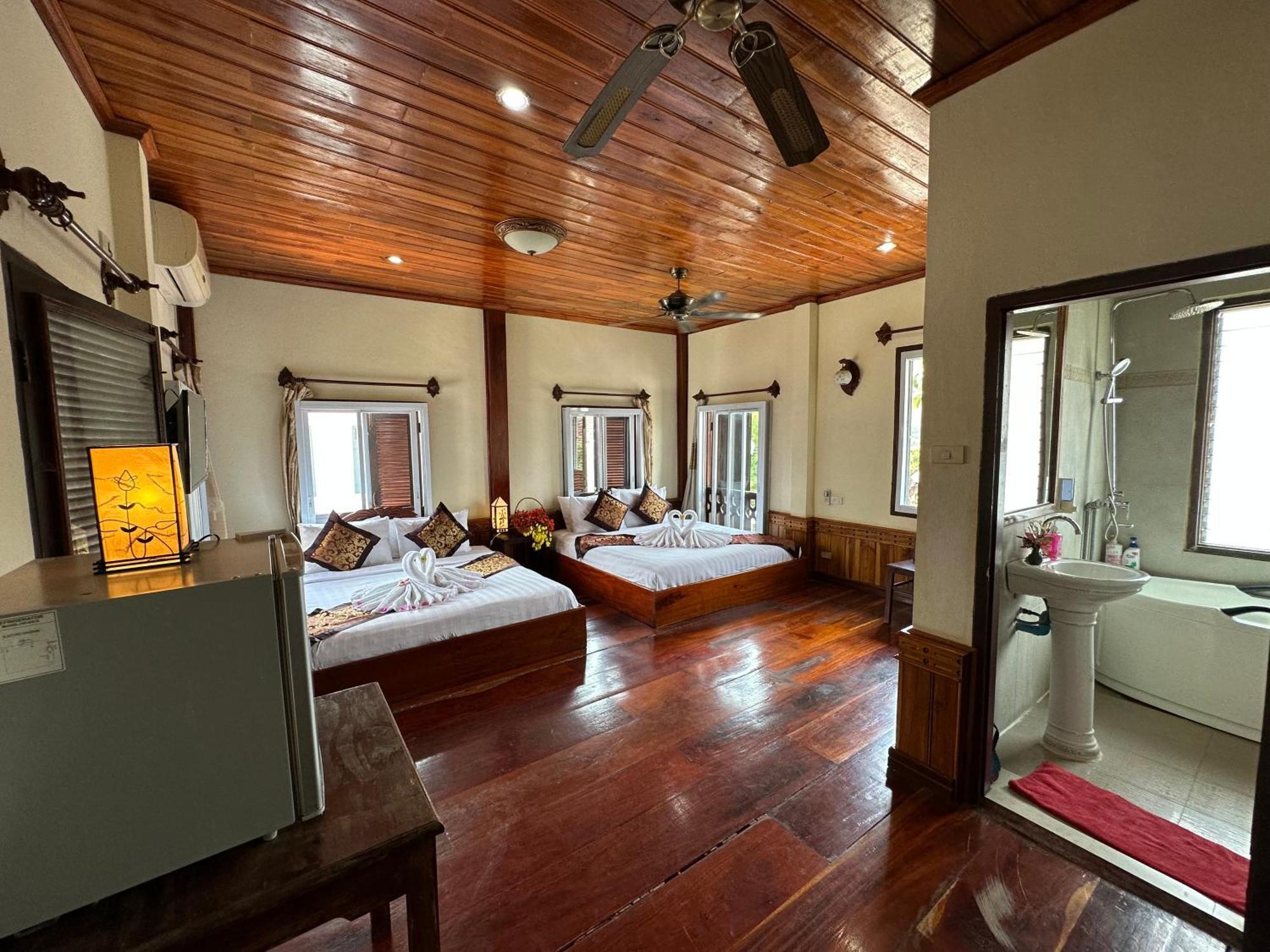 Villa Thida Mekong Riverside Luang Prabang Rom bilde